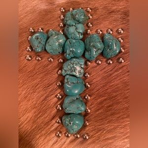 KurtMen Design turquoise handbag